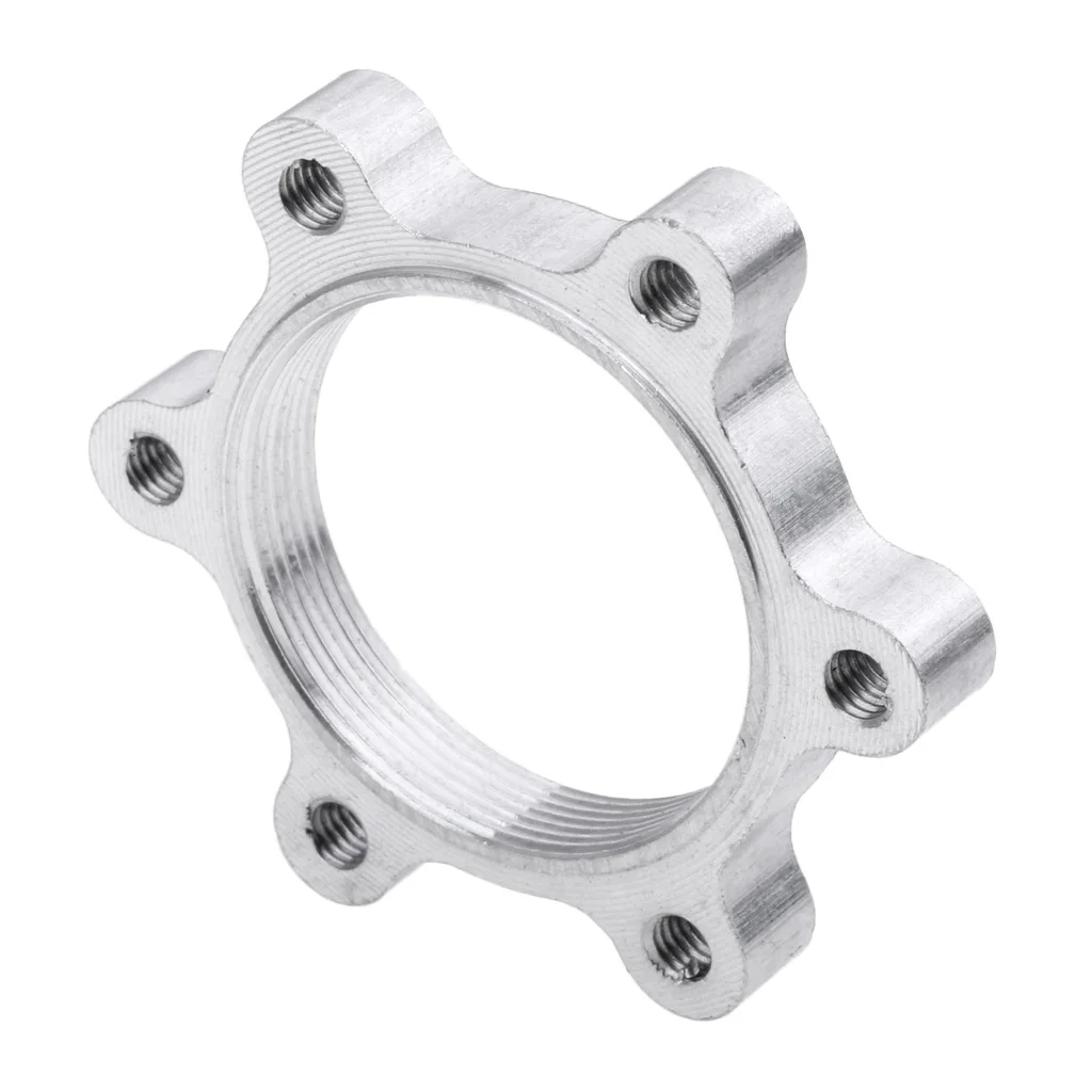 

48mm Freewheel Threaded Hubs 6 Bolt Disk Brake Rotor Flange Adapter Replacement for Bicycle Parts Ejes roscados disco