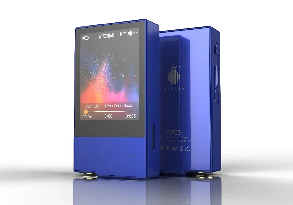 Hidizs AP60 новая версия AP60II HiFi портативный Bluetooth 4 0 Apt x DSD USB DAC FLAC MP3 музыкальный плеер
