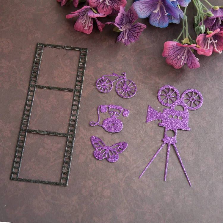 Metal Film Projector cutting Dies Stencils for DIY Scrapbooking photo album Decorative Embossing DIY Paper Cards baby metal die cutting scrapbooking embossing dies cut stencils decorative cards diy album card paper card maker