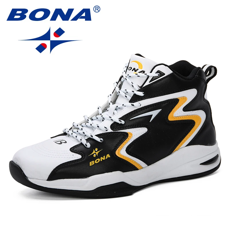 BONA/Новинка года; популярные мужские баскетбольные кроссовки на толстой подошве; Мужская Спортивная обувь; мужские баскетбольные кроссовки для мальчиков