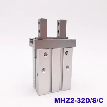 

GOGO High quality double acting air gripper pneumatic bore 32mm MHZ2-32D/D1/D2 MHZ2-32S/C SMC type clamps single acting cylinder