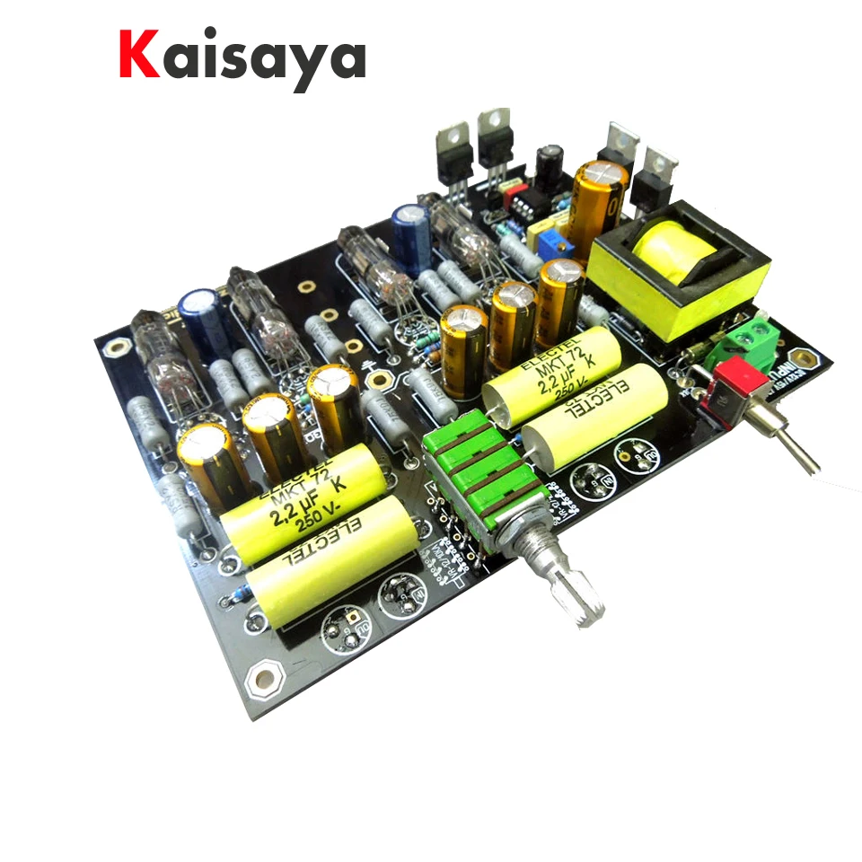 

Battery powered version 6H16B 6N16B hifi bile preamplifier balance preamp hifi tube preamp DIY kit board for car