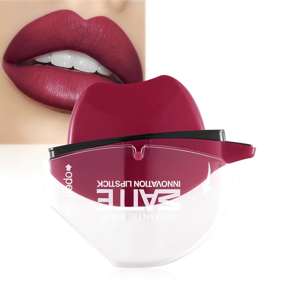 

Peach Pink 12 Color Lip Makeup Lipsticks For Women Sexy Lips Color Waterproof Long Lasting Lipstick Matte LS08 2019 New