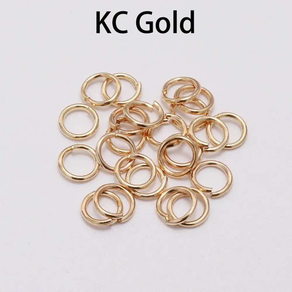 200 шт./пакет 3 4 5 на возраст 6, 8, 10, 12 лет мм металлические соединительные кольца Разделение кольцо цвет серебристый, Золотой Цвет разъем для Diy Изготовление, поиск ювелирных изделий Аксессуары - Цвет: KC Gold