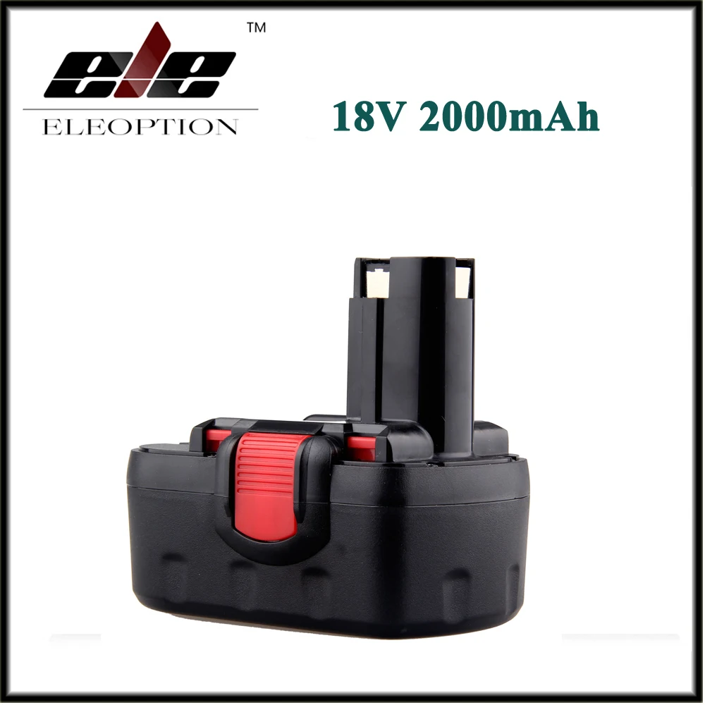 

Eleoption 18V Extended 2000mAh 2.0AH Ni-CD Battery for Bosch BAT180 BAT181 BAT025 BAT026
