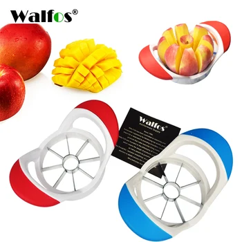 WALFOS brand food grade Multi-function Fruit Vegetable Tools Onion Cutter Apple Peeler Slicer Stainless Steel Kitchen Tools