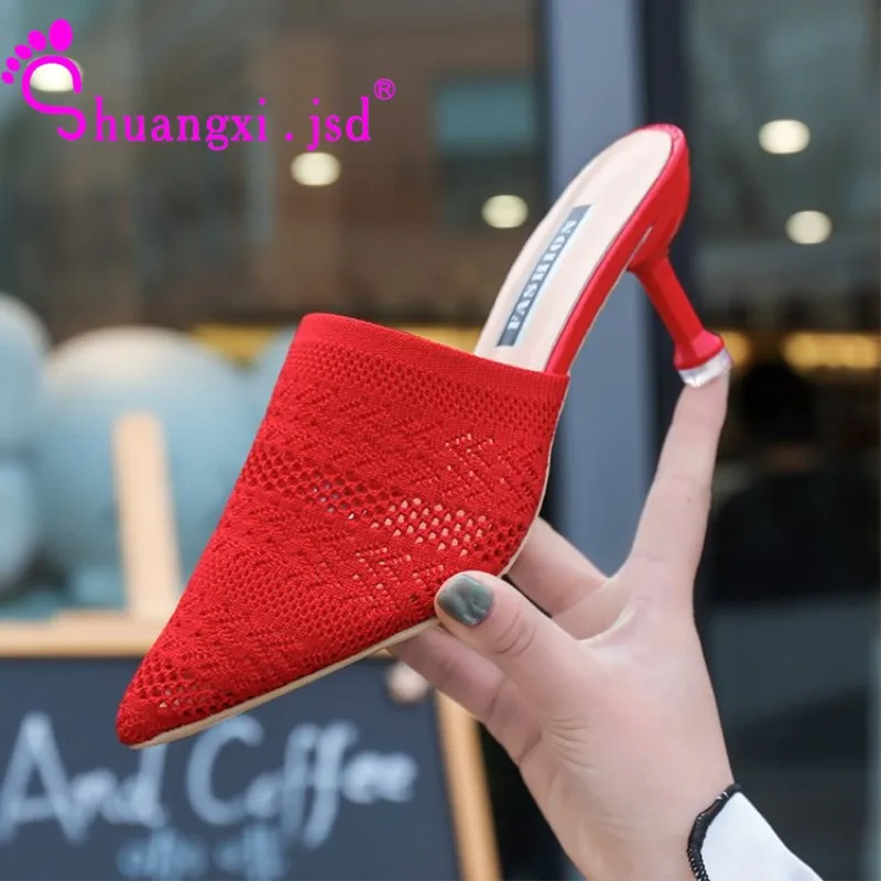 

New women slippers 2019 summer Lazy shoes woman sandals Non-slip Fashion Excellent sandal High heel ladies shoe zapatos de mujer