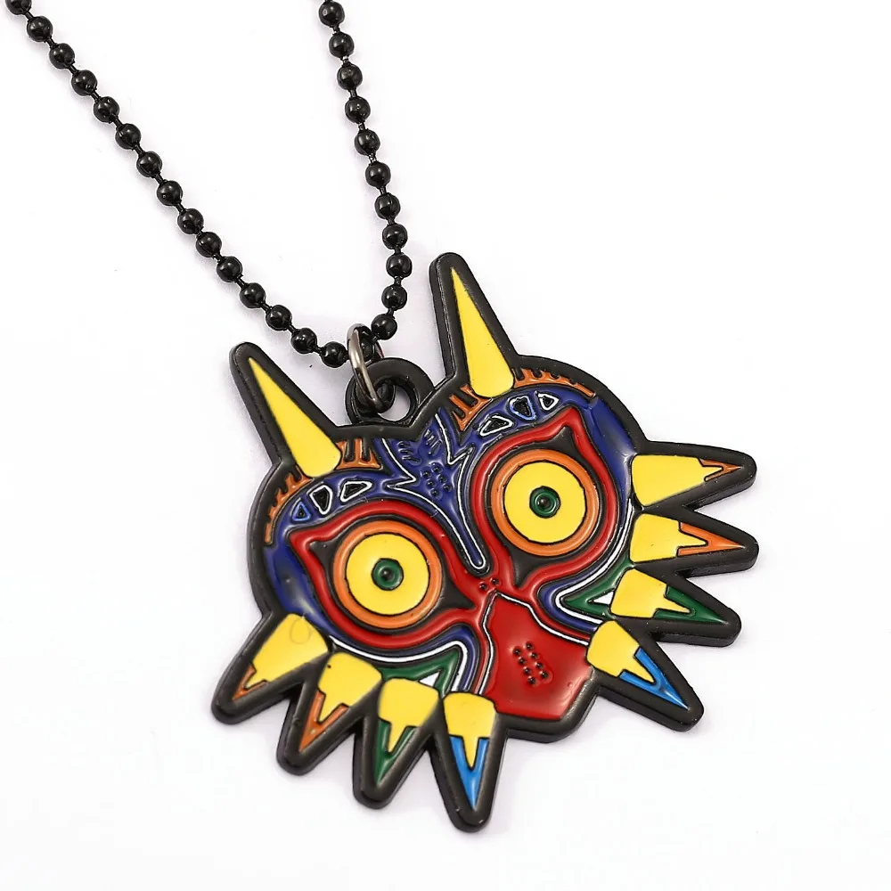 

The Legend of Zelda Choker Necklace Multicolor Majora Mask Pendant Men Women Gift Game Jewelry Accessories YS11498