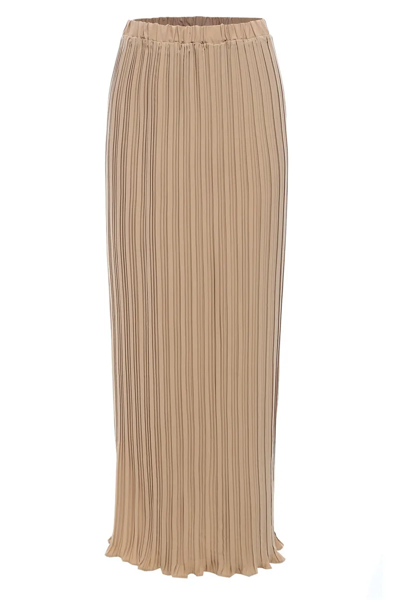 Модная женская шифоновая плиссированная юбка хлопоковая длинная юбка мусульманские штаны до щиколотки, мусульманская праздничная одежда