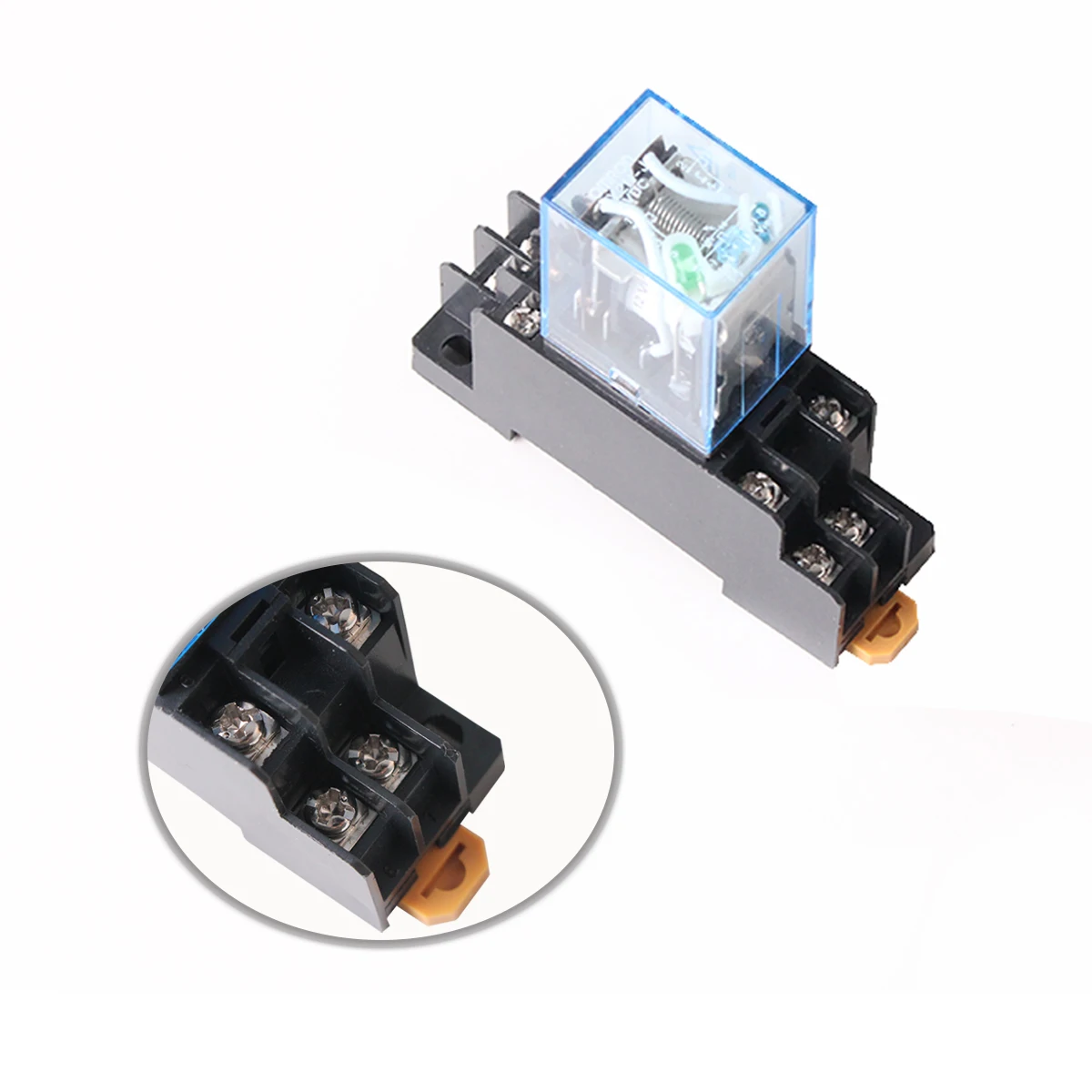 Электромагнитная катушка реле мощности LY2NJ DPDT 8Pin DC 12 В 24 AC220V HH62P миниатюрное с