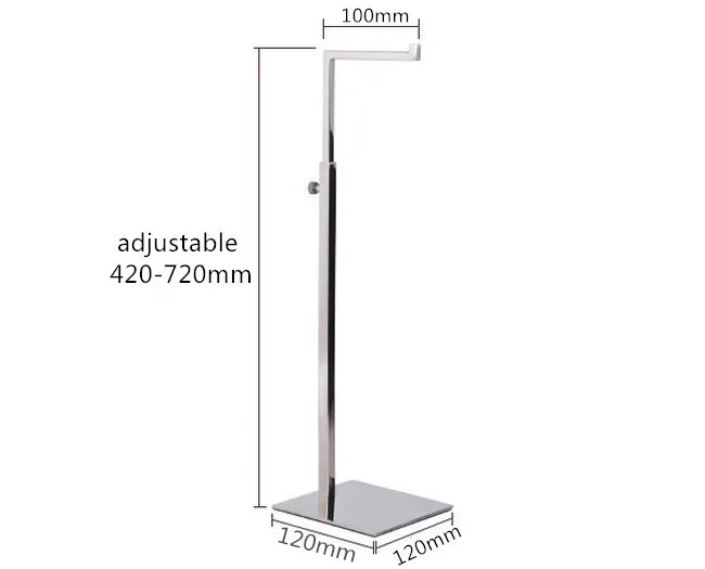 Высокое качество, нержавеющая сталь, подставка для сумок, регулируемая, для мужчин/женщин, сумки для париков, держатель для галстука, стойка для магазина