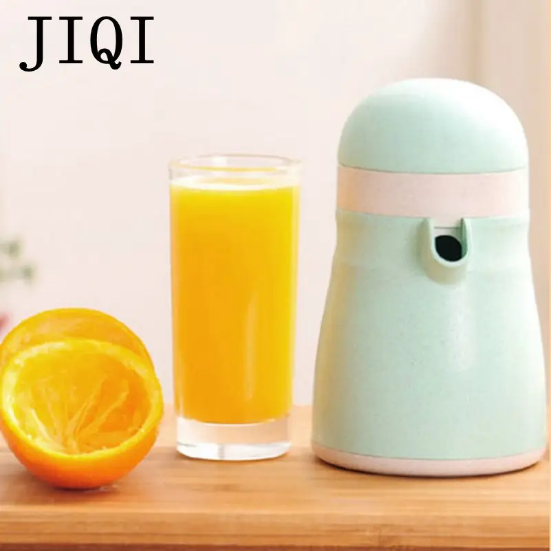 

JIQI Lemon Squeezer Citrus Juicer Manual Straw Fruit Expresser mini hand Orange Juice Pressing Separator tools Pressing machine