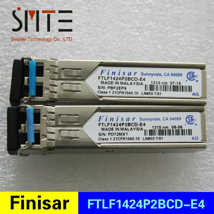 

Finisar FTLF1424P2BCD-E4 Single-mode Module 1310nm 10km