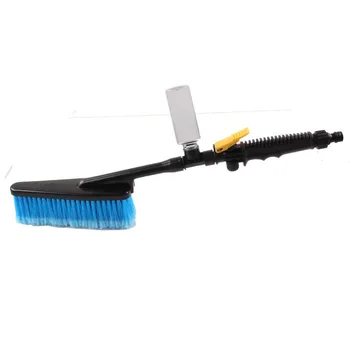 

Car Wash Brush Water Brush Open Velvet Soft Long Handle Water Spray Tire Wheel Brush