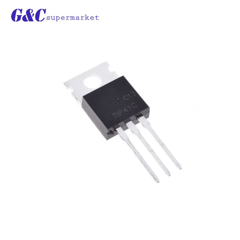10 TIP41C TIP 41C Amp Transistor TO 220-in Integrated