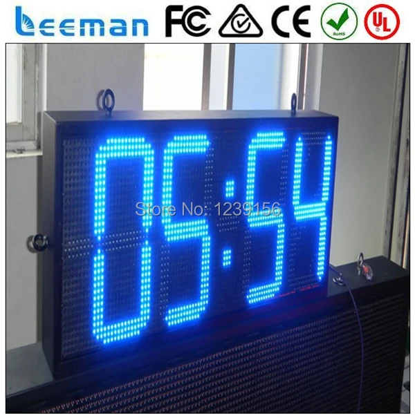 led time and clock temperature/humidity display hot/new technology
