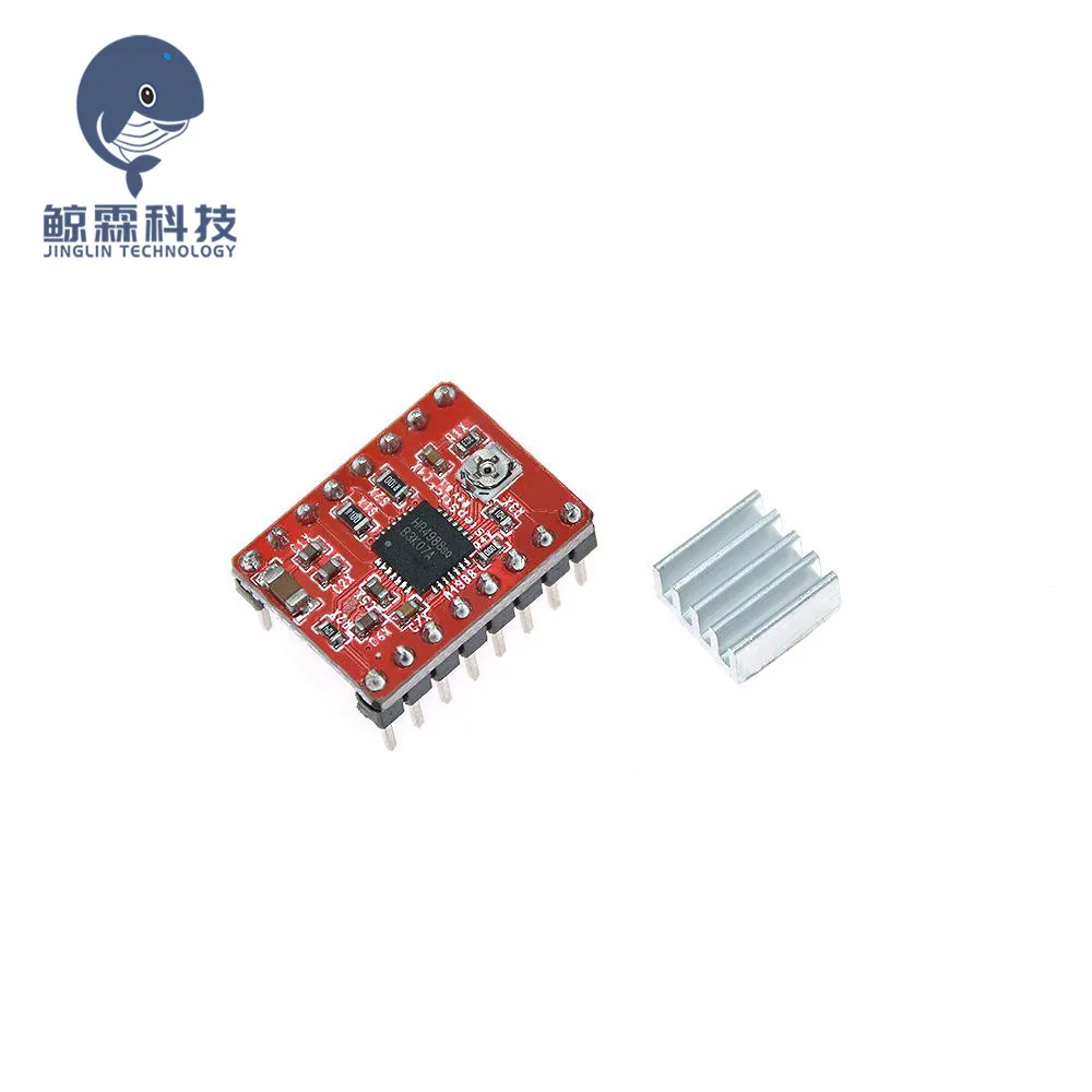 Запчасти для 3D принтера StepStick A4988 DRV8825 драйвер шагового двигателя с теплоотводом