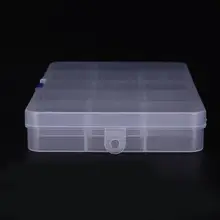 15 слотов регулируемая коробка рыболовная приманка крючок чехол для хранения многофункциональный