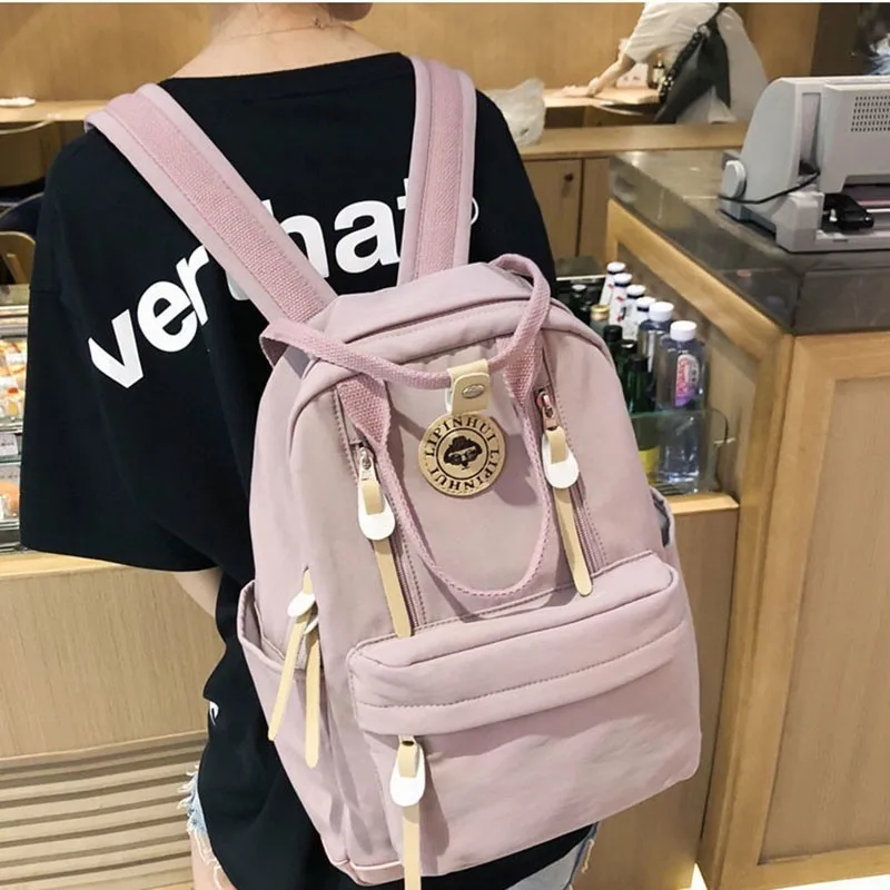 Women Casual Nylon Backpacks Bagpack Female Designers Small Backpack Bookbag Back Pack School Bagpack For Teenager Girls Women Casual Nylon Backpacks Bagpack Female Designers Small Backpack Bookbag Back Pack School Bagpack For Teenager Girls