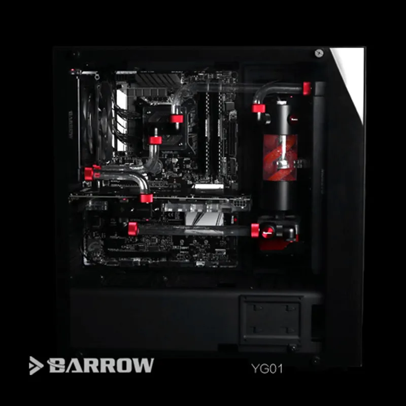 Схема освещения шланга Elite Alone значительно NZXT для AMD INTEL GPU + CPU Pump радиатор водяное