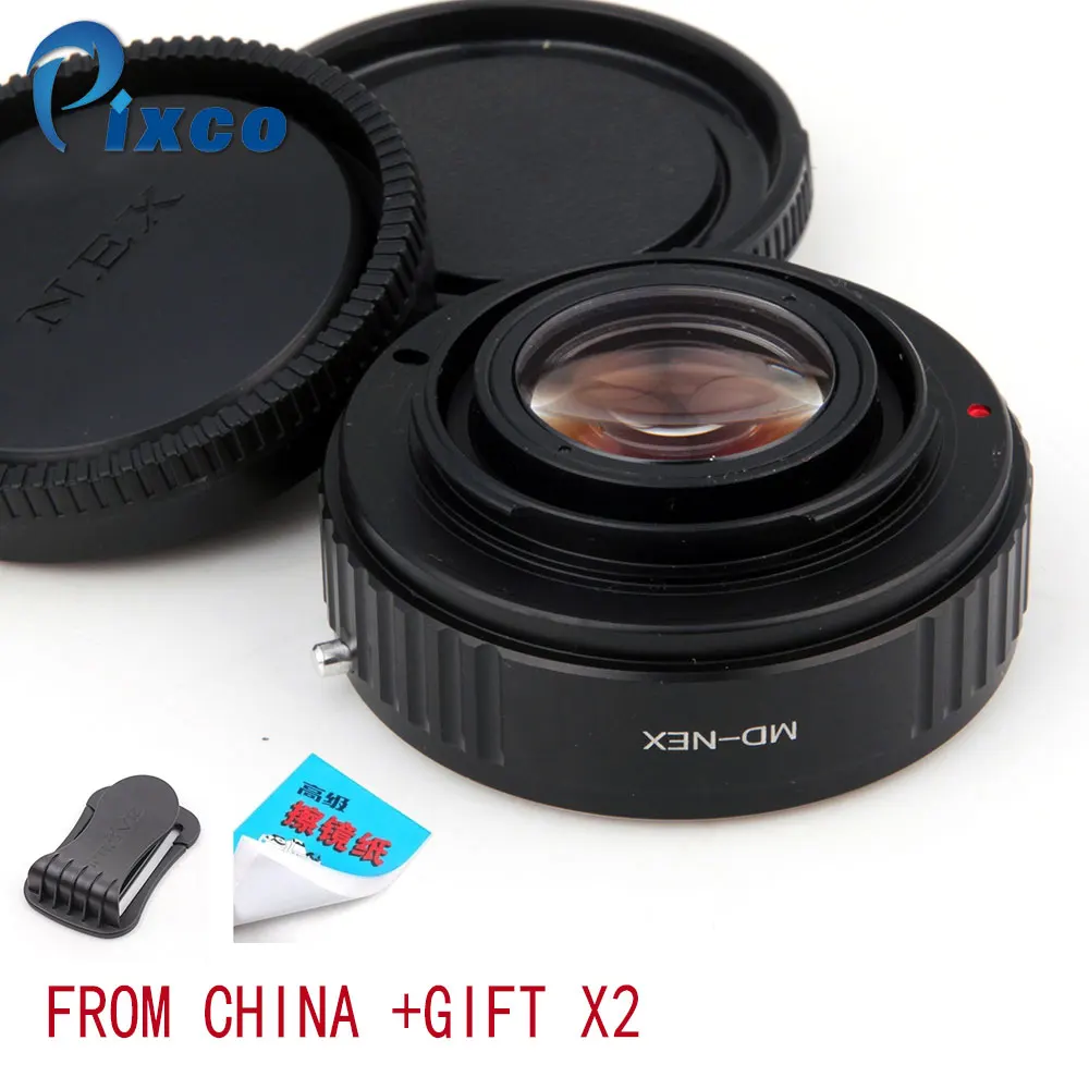 Pixco Mdnex Focal Reducer Speed Booster Lens Adapter Suit For Minolta