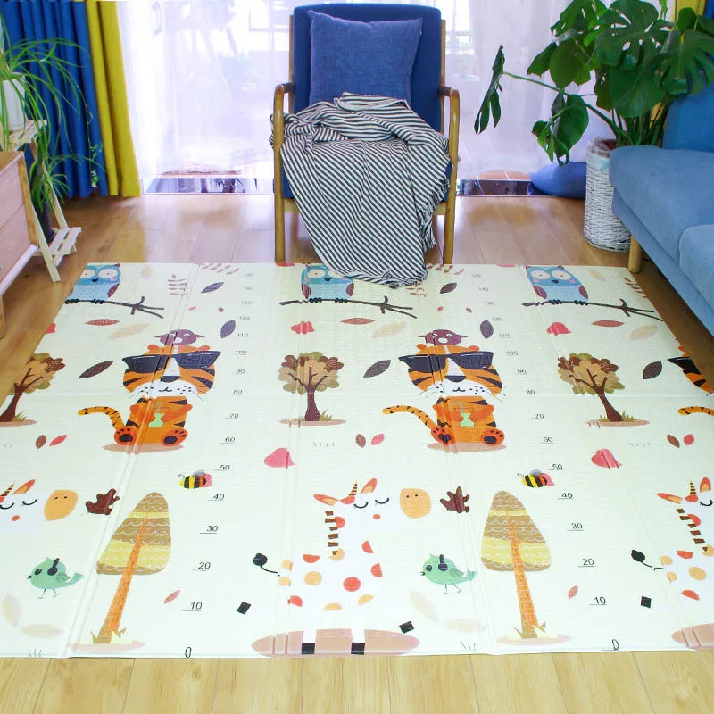 

Xpe Crawling Mat Foldable Baby Climbing Mat 1.5cm Thick Foam Pad Living Room Bedroom Tasteless Baby Game Cushion