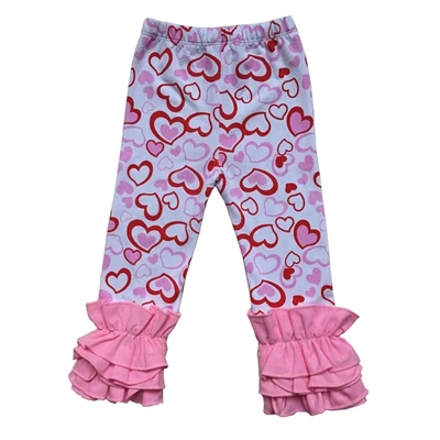 Ледяные гетры с вырезами и крестиками для маленьких девочек; штаны с оборками для детей; Эксклюзивная праздничная одежда; брюки - Цвет: 11