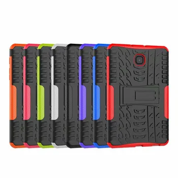 

20PCS/Lot Hybrid Armor PC+TPU Cover Case For Samsung Galaxy Tab A 8.0 2018 T387 Tablet Protector Skin
