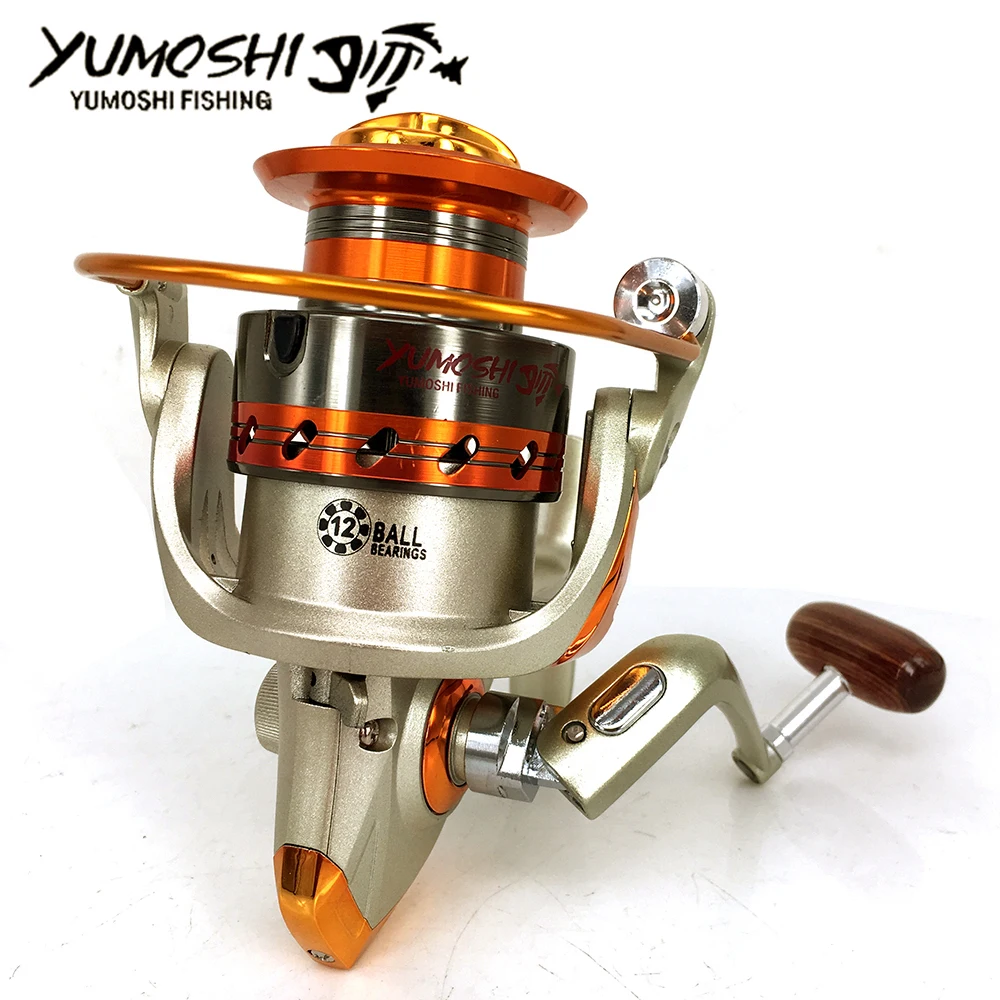 

Pesca Fishing Reel 12BB 5.2:1/4.1:1 Metal Spool Carretilhas de pecasaria Molinete para pesca Spinning Reel fishing accessories