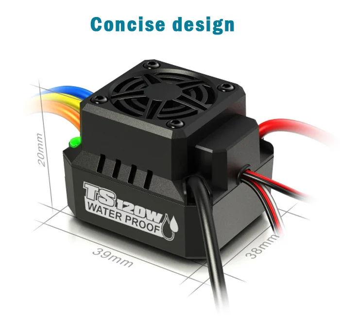Новое поступление запасные части SKYRC TS120W 120A IP67 Водонепроницаемый бесщеточный