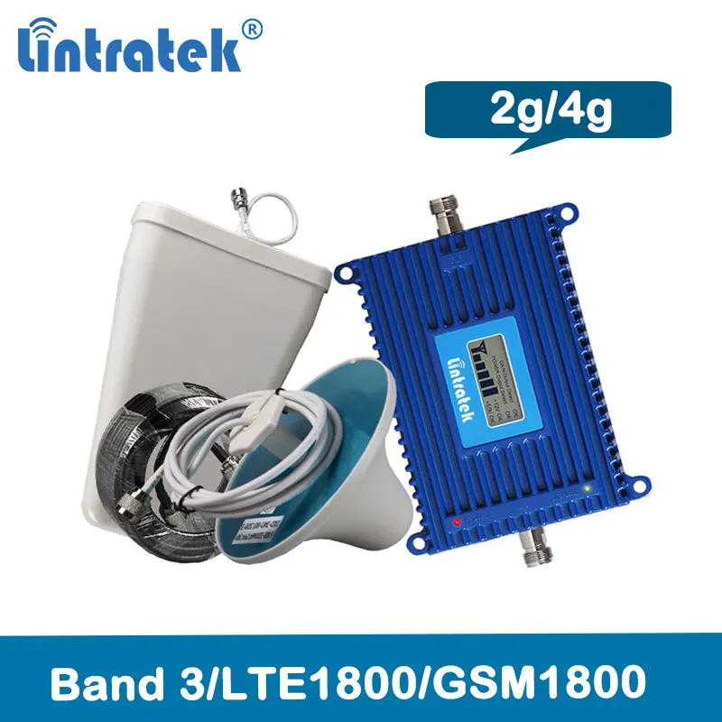 

Lintratek 4G 1800Mhz celullar signal Booster gsm 1800 amplifier Lte mobile signal repeater 2g 4g Dcs celullar LCD repetidor @6.1