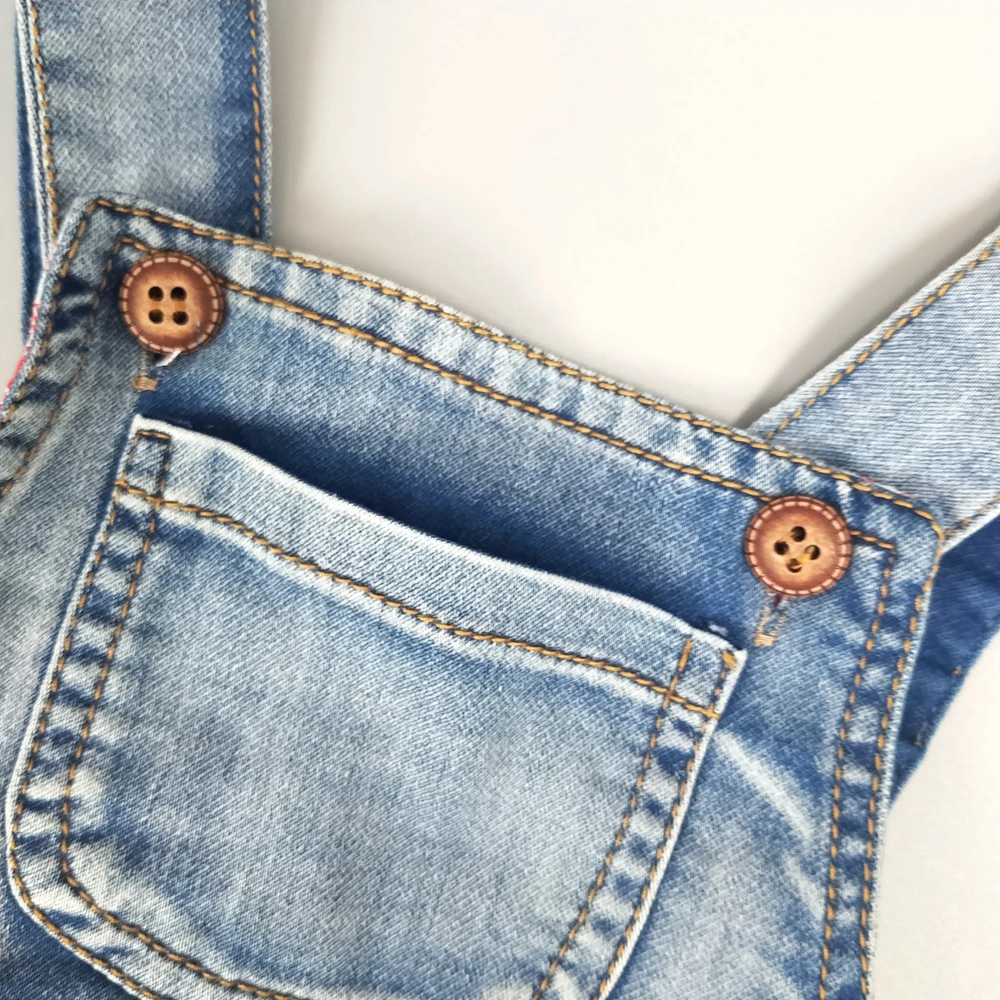 0-3 T الطفل أفرول الربيع الخريف بنين بنات الحمالة بنطلون الرضع السراويل بذلة الدينيم الجينز السروال القصير ملابس طفل صغير