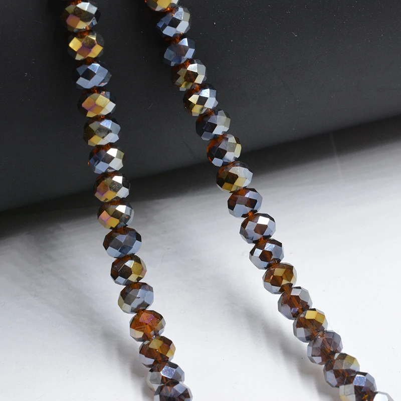 

3*4mm FLTMRH Crystal Glass Beads 140Pcs/Lot 012AB Rondelle Faceted Loose Spacer Beads for DIY Jewelry Making Wholesale