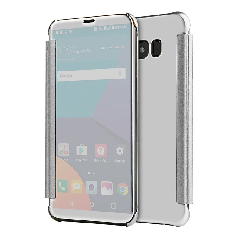 Acrylic Hard Case for Samsung galaxy S9 S8 Plus S7 S6 edge S5 neo S9Plus S8Plus Stand Cell Phone Back Mirror Back Cover