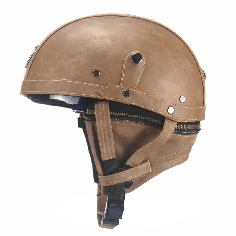 Шлем мотоциклетный для взрослых Ретро стиль с козырьком|helmet dot approved|helmet formotorcycle