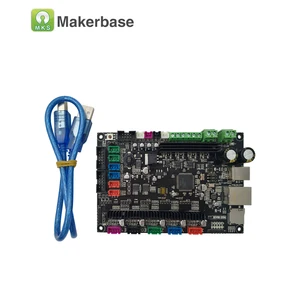 МКС SBASE V1.3 CE и RoHS 32bit Arm платформы гладкой плата управления с открытым исходным кодом MCU-LPC1768 Поддержка Ethernet предварительно радиатора - изображение