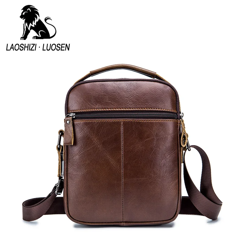 US $23.12 Quality Guarantee Mens Leather Bag Crossbody Bags For Men Messenger Bag Man Cow Leather Shoulder Bags Male Handbags