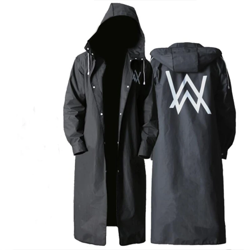 Prix Nouveau Allen Walker imperméable mode EVA hommes Long imperméable Poncho adulte noir imperméable randonnée pêche imperméable