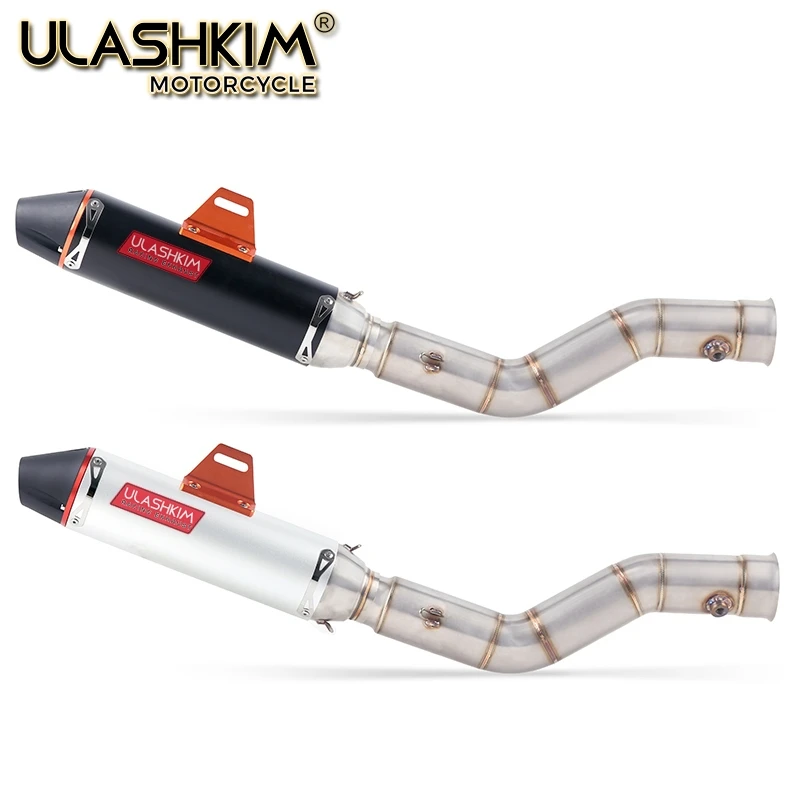 

Motorcycle Exhaust Muffler Escape Full System Middle Link Pipe Slip On For yamaha YZF1000 YZF R1 2009 2010 2011 2012 2013 2014 Q