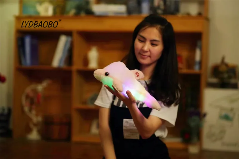 32cm-Kawaii-Luminous-Plush-Dolphin-Doll-Toys-Colorful-Glowing-Dolphin-Plush-Toys-with-LED-Light-Up (2)