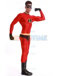 Новый 2017 спандекс г-н невероятный костюм супергероя Хэллоуин Косплэй Суперсемейка костюмы классические мужские взрослых Zentai костюм