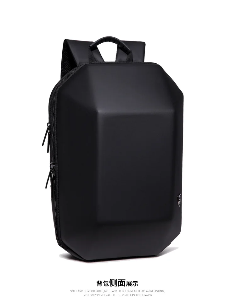 Men Business Travel Laptop Backpack ABS Hard Shell Alien Casual Computer School Backpacks Daypack (8)