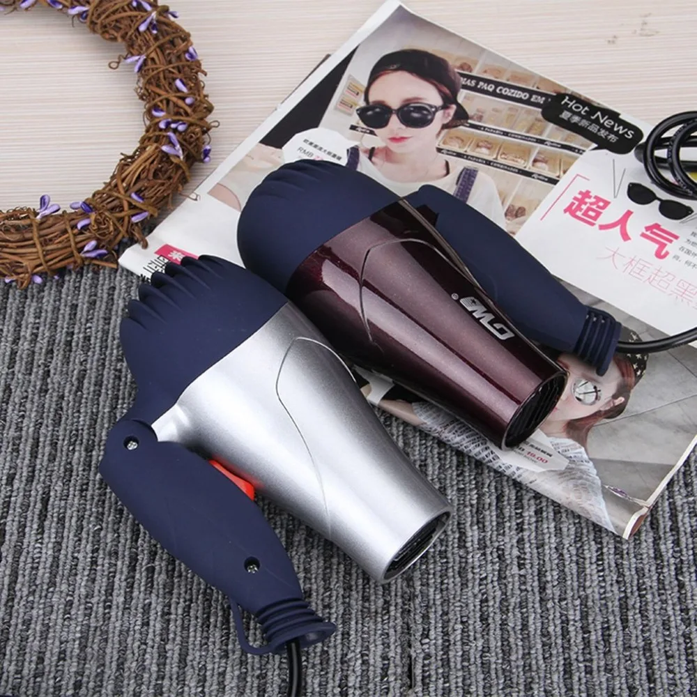 

GW-555 1500W Mini Portable Hair Dryer Folding Foldable Low Power School Students Air Blower Compact Traveller Blower J25C27