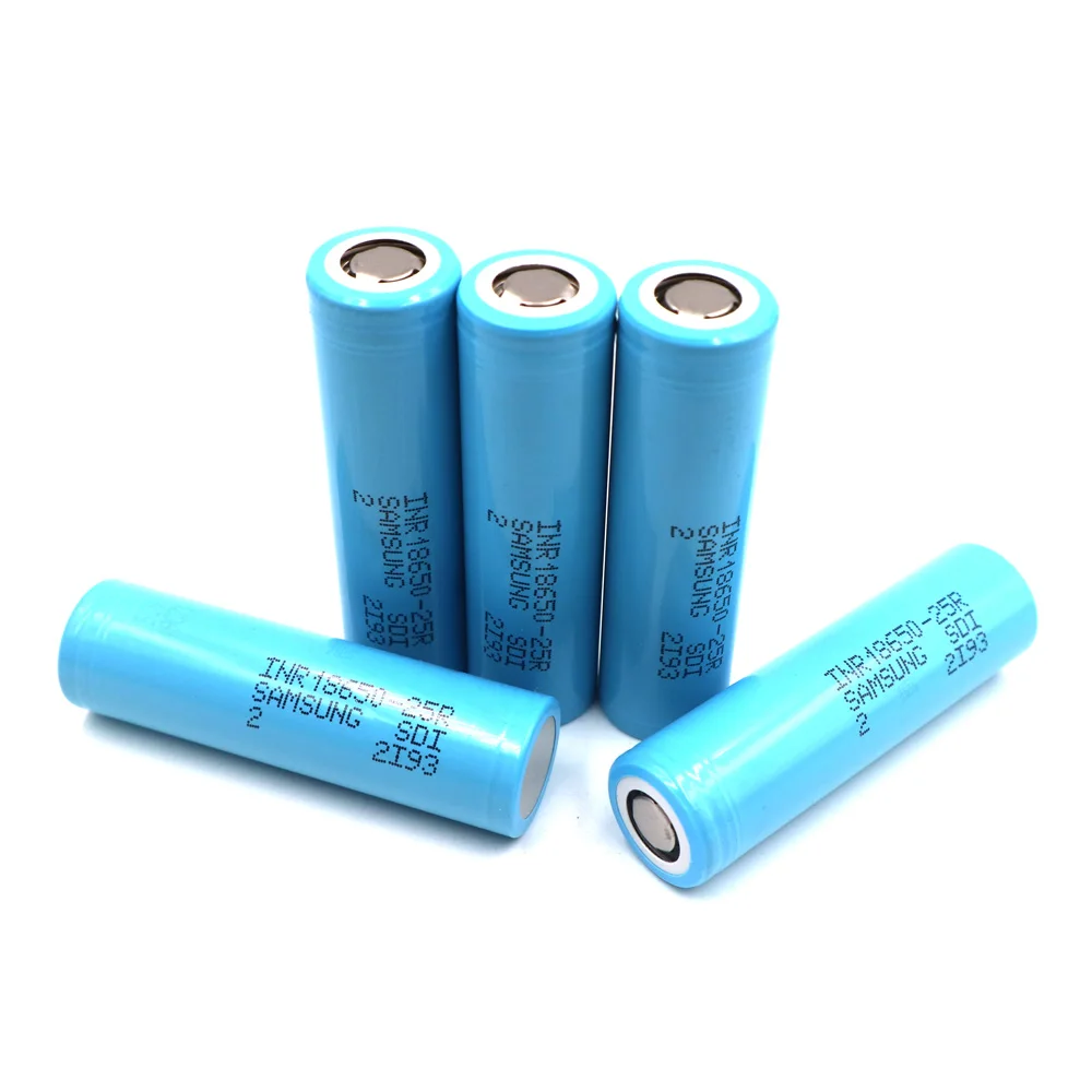 Li-Ion 2500mAh 25R 1 шт аккумулятор 18650 аккумуляторная батарея, аккумулятор для электроинструмента, ток разряда 20A, литий-ионный аккумулятор