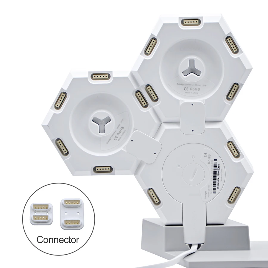 Lifesmart DIY квантовый Ночной светильник, Геометрическая сборка, USB ночник, умное приложение, голосовое управление для Google Home, Amazon Alexa, лампа