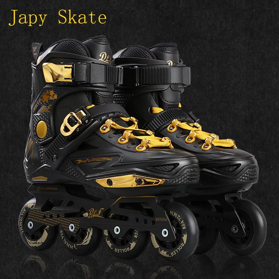 

Japy Skate Badao Inline Skates Professional Slalom Adult Roller Skating Shoes Sliding Free Skating Good As SEBA Patines Adulto