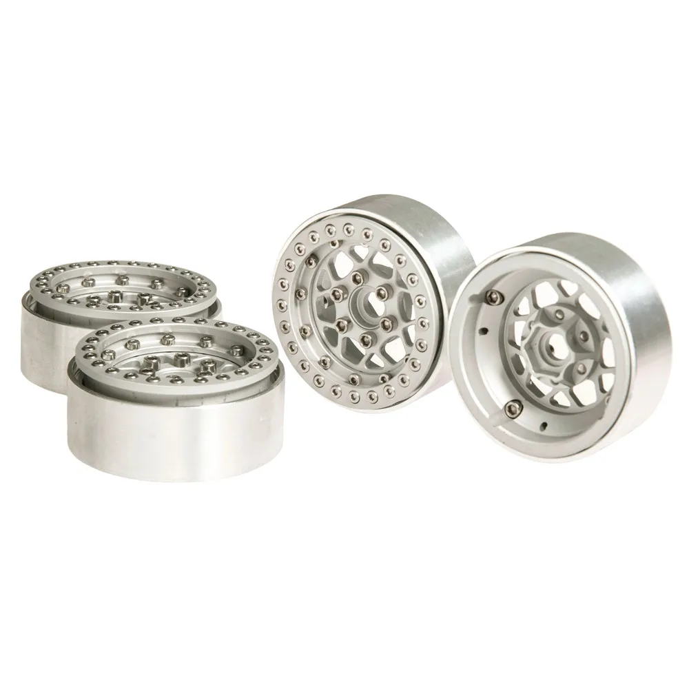 Ступица колеса Beadlock 1 9 дюйма для 1/10 RC Гусеничный осевой SCX10 90046 D90 D110 TF2 CC01