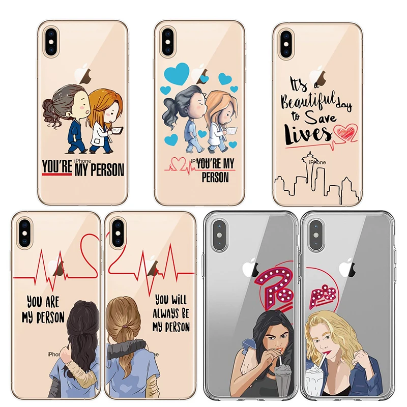 Greys Anatomy You are my person Phone Cases Cover For iPhone X10 Max 6 6S Plus SE 5S 7 8 Soft silicon TPU Coque Shell | Мобильные