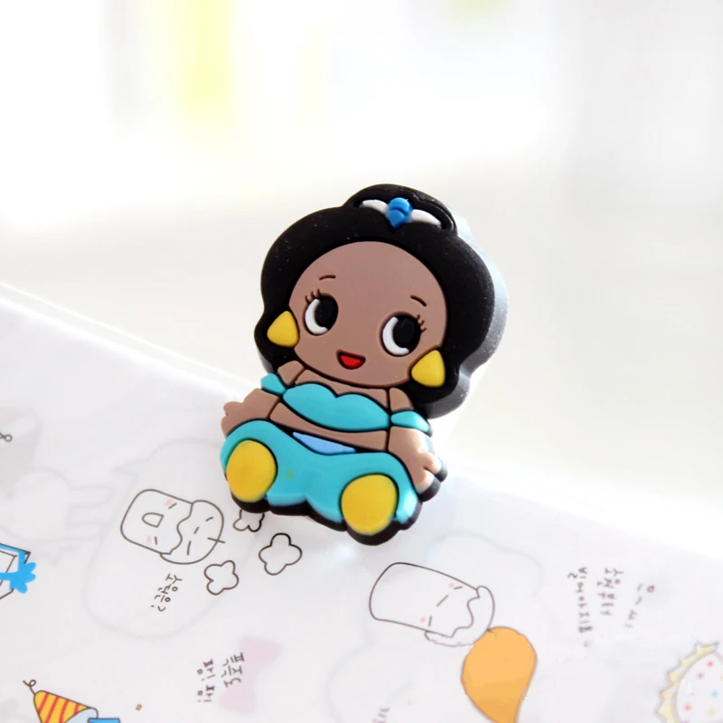 6 unids kawaii Mary gato papel PVC carpeta Clips de papel pinzas papel Clips pinzas Pince lindo papelería coreano