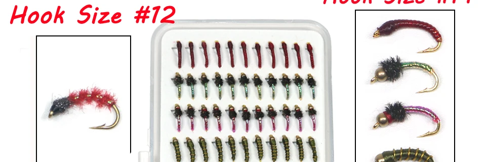 ICERIO 77 шт. Beadhead Nymph Fly рыболовные крючки в виде мухи для ловли форели John Wood Caddis bluegril Crappie Makerel рыболовные приманки